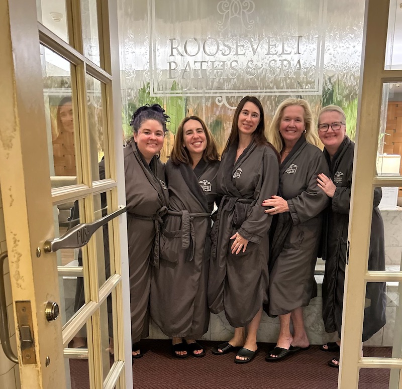 Heather and the team bonding